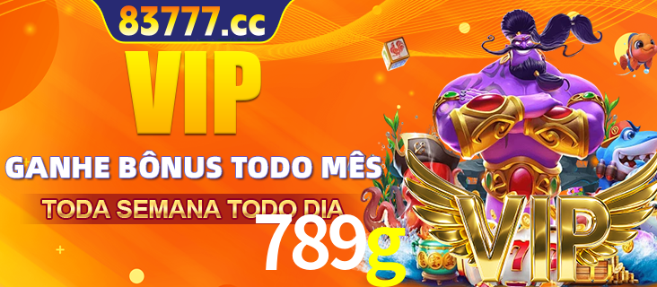 Banner promocional do 789g oferecendo 100% de recompensas adicionais contínuas para quem fizer o login diário (Daily sign-in), com um mascote de coelho.
